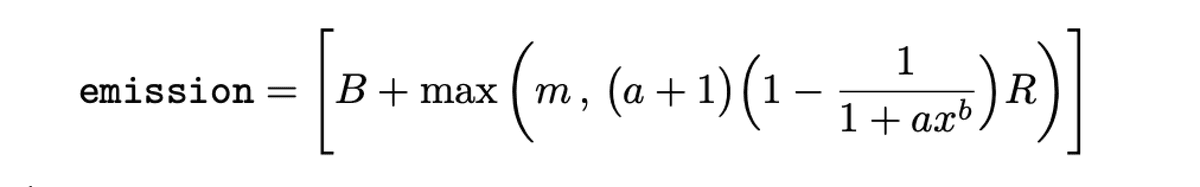 Emission Formula